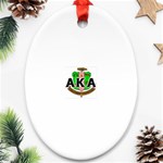 Sorority Alpha Kappa AlphaCrst100 Ornament (Oval)