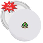 Sorority Alpha Kappa AlphaCrst100 3  Button (100 pack)