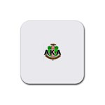 Sorority Alpha Kappa AlphaCrst100 Rubber Coaster (Square)