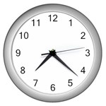 Sorority Alpha Kappa AlphaCrst100 Wall Clock (Silver)