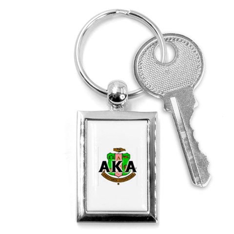 Sorority Alpha Kappa AlphaCrst100 Key Chain (Rectangle) from ArtsNow.com Front