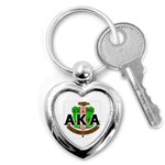 Sorority Alpha Kappa AlphaCrst100 Key Chain (Heart)