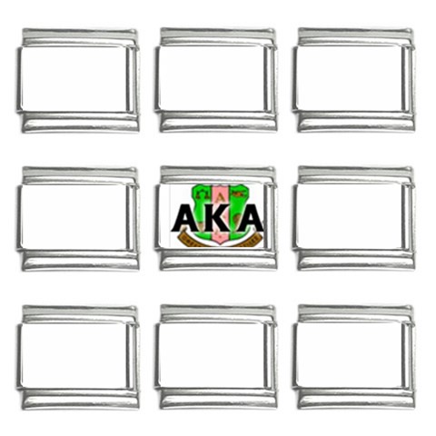 Sorority Alpha Kappa AlphaCrst100 9mm Italian Charm (9 pack) from ArtsNow.com Front