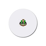 Sorority Alpha Kappa AlphaCrst100 Rubber Coaster (Round)