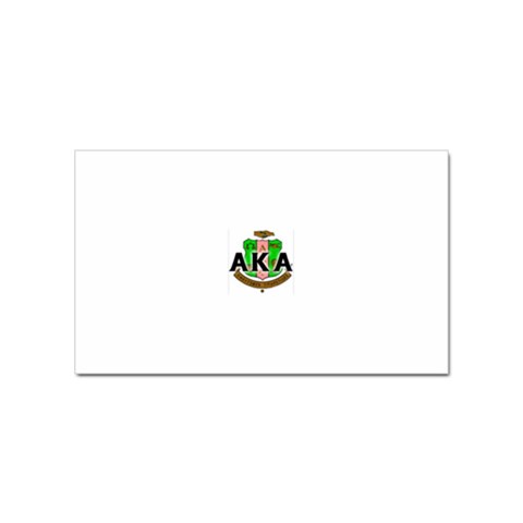 Sorority Alpha Kappa AlphaCrst100 Sticker (Rectangular) from ArtsNow.com Front