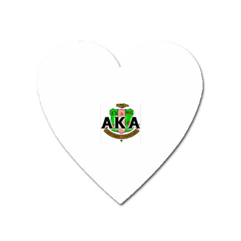 Sorority Alpha Kappa AlphaCrst100 Magnet (Heart) from ArtsNow.com Front