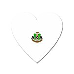 Sorority Alpha Kappa AlphaCrst100 Magnet (Heart)