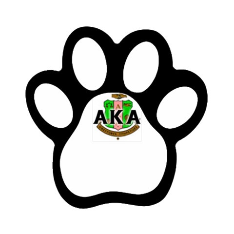 Sorority Alpha Kappa AlphaCrst100 Magnet (Paw Print) from ArtsNow.com Front