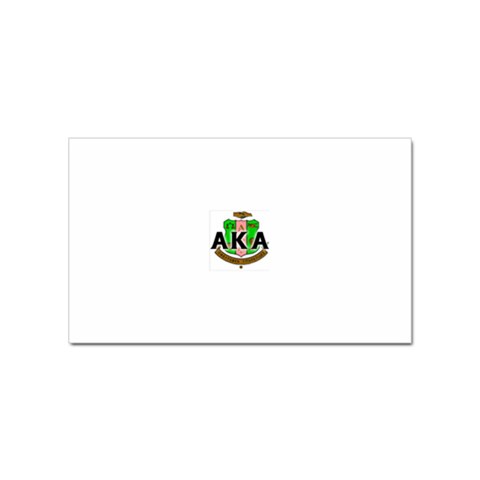 Sorority Alpha Kappa AlphaCrst100 Sticker Rectangular (100 pack) from ArtsNow.com Front