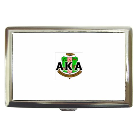 Sorority Alpha Kappa AlphaCrst100 Cigarette Money Case from ArtsNow.com Front