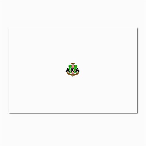 Sorority Alpha Kappa AlphaCrst100 Postcard 4 x 6  (Pkg of 10) from ArtsNow.com Front