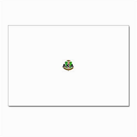 Sorority Alpha Kappa AlphaCrst100 Postcards 5  x 7  (Pkg of 10) from ArtsNow.com Front