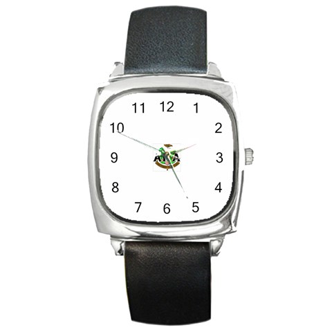 Sorority Alpha Kappa AlphaCrst100 Square Metal Watch from ArtsNow.com Front