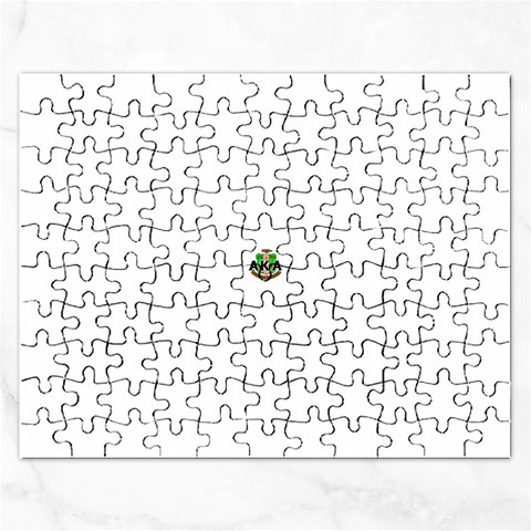 Sorority Alpha Kappa AlphaCrst100 Jigsaw Puzzle (Rectangular) from ArtsNow.com Front