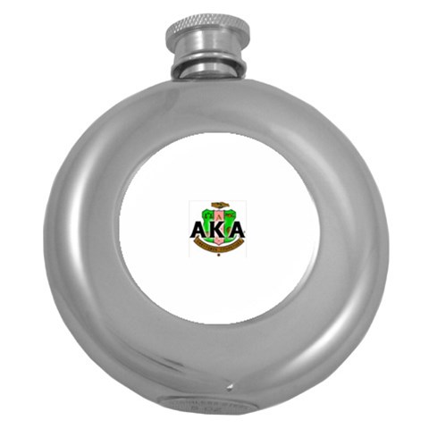 Sorority Alpha Kappa AlphaCrst100 Hip Flask (5 oz) from ArtsNow.com Front