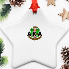 Sorority Alpha Kappa AlphaCrst100 Star Ornament (Two Sides) from ArtsNow.com Front