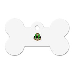 Sorority Alpha Kappa AlphaCrst100 Dog Tag Bone (Two Sides) from ArtsNow.com Front