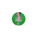 Pretty in Pink, Making You Green With Envy 1  Mini Magnet