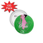 Pretty in Pink, Making You Green With Envy 1.75  Button (100 pack) 