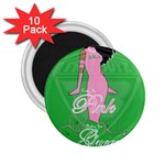 Pretty in Pink, Making You Green With Envy 2.25  Magnet (10 pack)