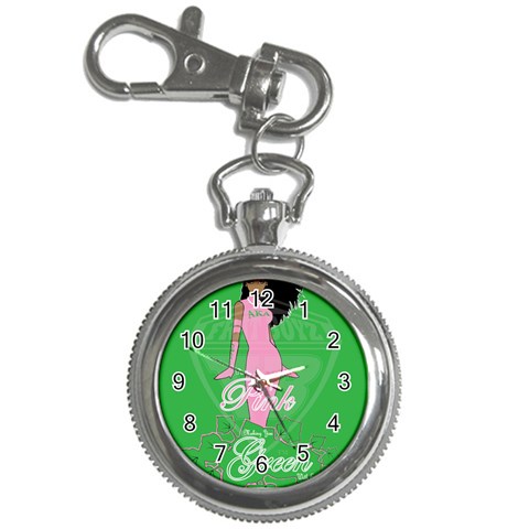 Pretty in Pink, Making You Green With Envy Key Chain Watch from ArtsNow.com Front