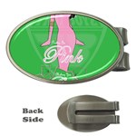 Pretty in Pink, Making You Green With Envy Money Clip (Oval)