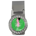 Pretty in Pink, Making You Green With Envy Money Clip (CZ)