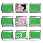 Pretty in Pink, Making You Green With Envy 9mm Italian Charm (9 pack)