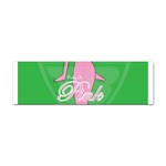 Pretty in Pink, Making You Green With Envy Sticker (Bumper)