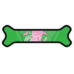 Pretty in Pink, Making You Green With Envy Magnet (Dog Bone)