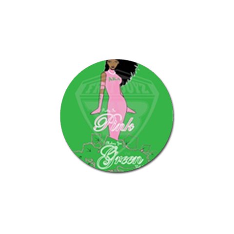 Pretty in Pink, Making You Green With Envy Golf Ball Marker (4 pack) from ArtsNow.com Front