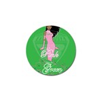 Pretty in Pink, Making You Green With Envy Golf Ball Marker (4 pack)