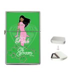 Pretty in Pink, Making You Green With Envy Flip Top Lighter