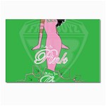 Pretty in Pink, Making You Green With Envy Postcard 4  x 6 