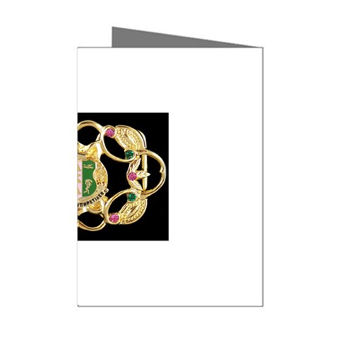 AKA NSEG1055 Mini Greeting Cards (Pkg of 8) from ArtsNow.com Left