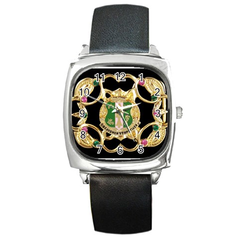 AKA NSEG1055 Square Metal Watch from ArtsNow.com Front
