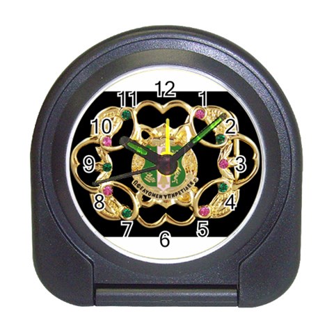 AKA NSEG1055 Travel Alarm Clock from ArtsNow.com Front