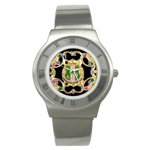 AKA NSEG1055 Stainless Steel Watch from ArtsNow.com Front