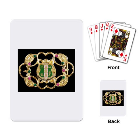 AKA NSEG1055 Playing Cards Single Design from ArtsNow.com Back