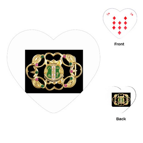 AKA NSEG1055 Playing Cards (Heart) from ArtsNow.com Front