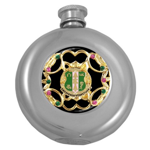 AKA NSEG1055 Hip Flask (5 oz) from ArtsNow.com Front