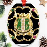  AKA NSEG1055 Oval Ornament (Two Sides)
