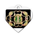  AKA NSEG1055 Dog Tag Heart (One Side)