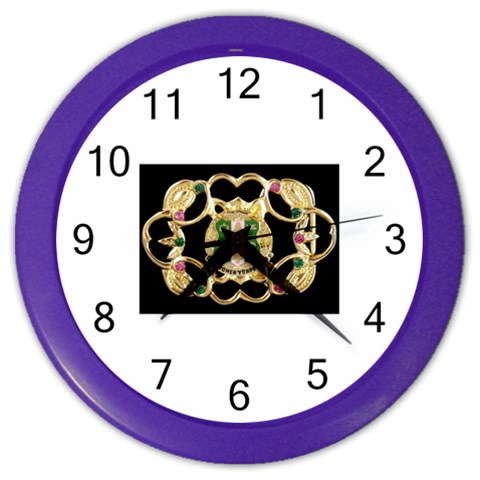 AKA NSEG1055 Color Wall Clock from ArtsNow.com Front