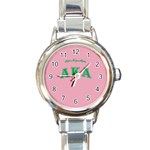  AKA_C Round Italian Charm Watch