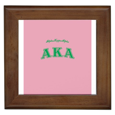 AKA_C Framed Tile from ArtsNow.com Front