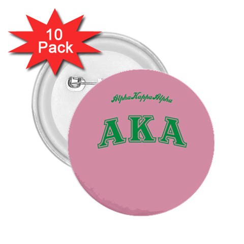 AKA_C 2.25  Button (10 pack) from ArtsNow.com Front