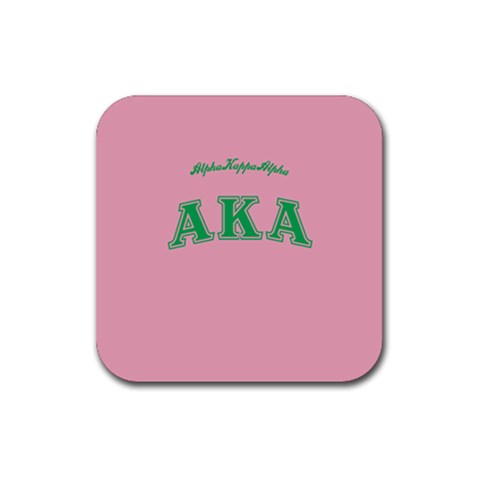 AKA_C Rubber Coaster (Square) from ArtsNow.com Front