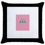  AKA_C Throw Pillow Case (Black)