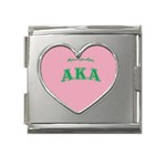  AKA_C Mega Link Heart Italian Charm (18mm)